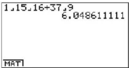 CASIO Algebra FX 1.0 Plus - Umwandlung eines Bruches in seine Dezimalzahlen- darstellung (Dezimalbruch) - 1