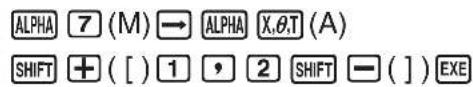 CASIO Algebra FX 1.0 Plus - Formelspeicher - 8