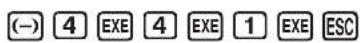 CASIO Algebra FX 1.0 Plus - Vorgang - 2