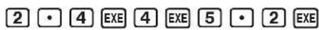 CASIO Algebra FX 1.0 Plus - Vorgang - 1