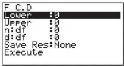 CASIO Algebra FX 1.0 Plus - - Verteilungsfunktion einer F -Verteilung - 1