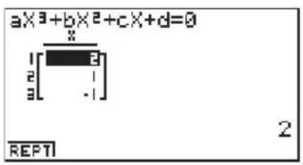 CASIO Algebra FX 1.0 Plus - Ergebnisanzeige - 1