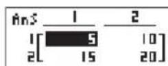 CASIO Algebra FX 1.0 Plus - - Matrizenarithmetik - 2