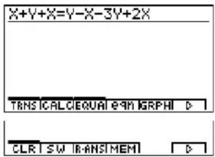CASIO Algebra FX 1.0 Plus - ■ Eingabe und Anzeige von Daten - 1