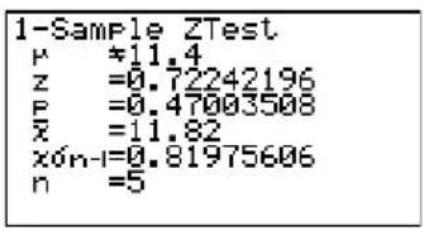CASIO Algebra FX 1.0 Plus - Berechnungsergebnis-Ausgabebildschirm für F1(CALC) bzw. F6(DRAW) - 1