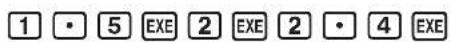 CASIO Algebra FX 1.0 Plus - Vorgang - 4