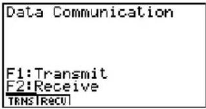 CASIO Algebra FX 1.0 Plus - 10-3 Ausführung des Datentransfers (LINK-Menü) - 1