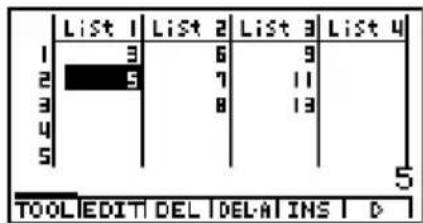 CASIO Algebra FX 1.0 Plus - - Löschen eines Elements - 2