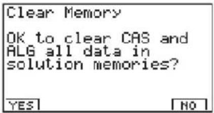 CASIO Algebra FX 1.0 Plus - - Löschen des Inhalts des Lösungsspeichers (Clear Memory) - 1