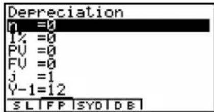 CASIO Algebra FX 1.0 Plus - 2-9 Abschreibungsberechnungen (Amortisation) - 1