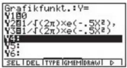CASIO Algebra FX 1.0 Plus - - Verteilungsfunktion einer N( , ^2 ) -Verteilung - 8