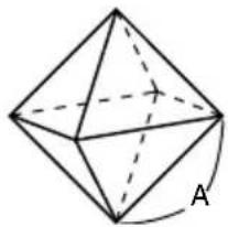 CASIO Algebra FX 1.0 Plus - Beispiel 1 Zu berechnen sind die Oberfläche (cm ^2 ) und das Volumen (cm ^3 ) von drei regelmäßigen Oktaedern mit den Seitenlängen 7, 10 bzw. 15 cm: - 1