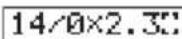 CASIO Algebra FX 1.0 Plus - Beispiel - 2