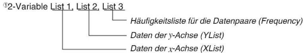 CASIO Algebra FX 1.0 Plus - ■Ausführung von statistischen Berechnungen - 5