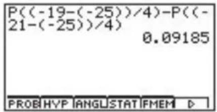 CASIO Algebra FX 1.0 Plus - - Verteilungsfunktion einer N( , ^2 ) -Verteilung - 7