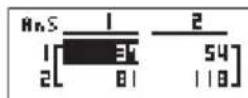 CASIO Algebra FX 1.0 Plus - - Potenzieren einer Matrix (Matrizenpotenzen) - 2
