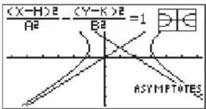CASIO Algebra FX 1.0 Plus - - Berechnung der x - und y -Achsenschnittpunkte einer Hyperbel - 7