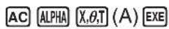 CASIO Algebra FX 1.0 Plus - •Anzeige des Wertes einer Variablen - 2
