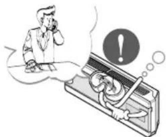 LG ARNU07GSEV1 - Falls das Gerät nass wird (überflutet oder in Flüssigkeit getaucht), verständigen Sie ein qualifiziertes Service-Center. - 1