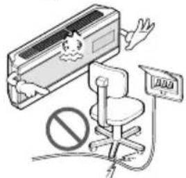 LG ARNU07GSEV1 - Netzkabel nicht verändern oder verlängern. - 11