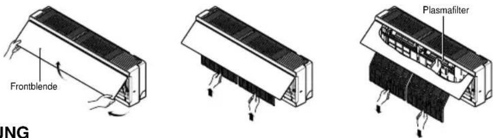 Frontblende Plasmafilter ING