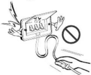 LG ARNU07GSEL1 - Netzkabel nicht verändern oder verlängern. - 7