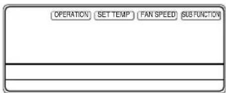 OPERATION SET TEMP FAN SPEED SUB FUNCTION