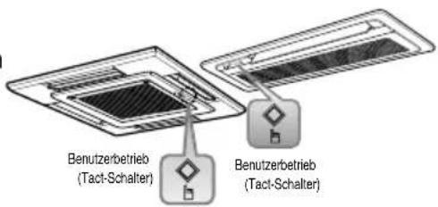 Benutzerbetrieb (Tact-Schalter) Benutzerbetrieb (Tact-Schalter)