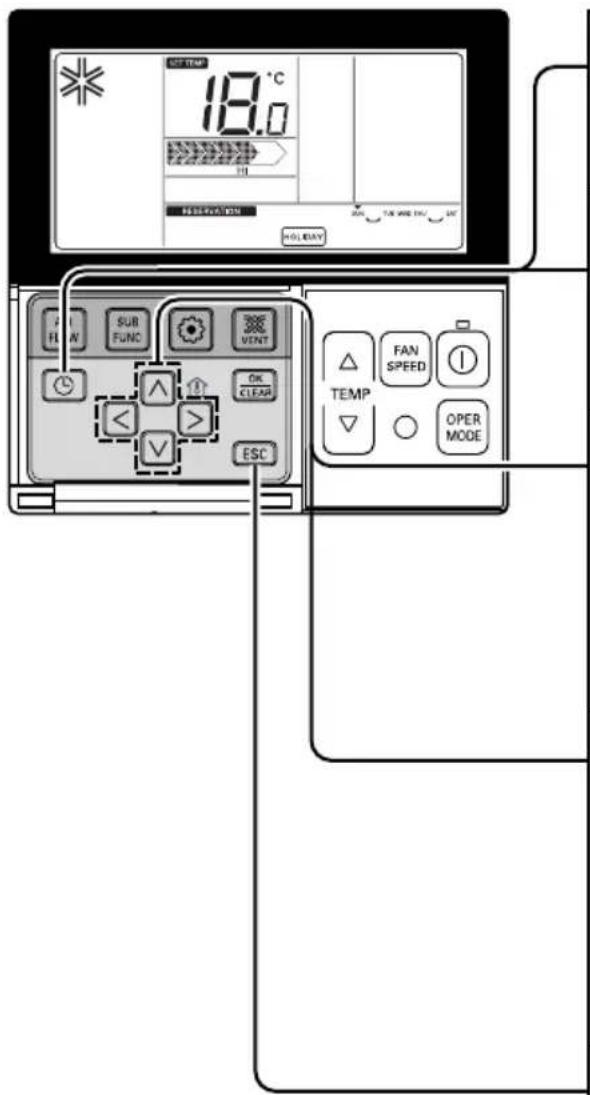 LG AMNH09GTRA0 - Programmierung: Programmierung von Feiertagen - 1