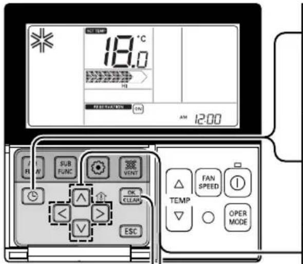 LG AMNH05GTRA0 - Programmierung - Einschaltzeit - 1