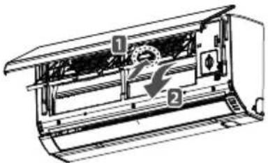 LG A09WK - Reinigung des Luftfilters - 2