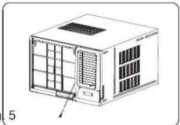 KELVINATOR KWH39CRC - Step 1. Remove the front panel and the air filter - 3