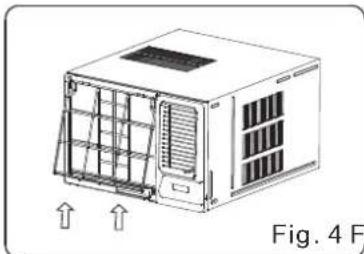 KELVINATOR KWH39CRC - Step 1. Remove the front panel and the air filter - 2