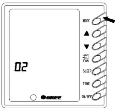 GREE GFH42K3FI- GUHD42NK3FO - Auslesen von der Außentempratur - 1