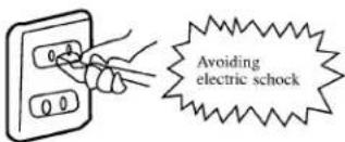 Avoiding electric schock