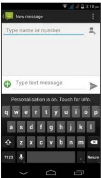ACER Liquid Z500 Duo - Creating a new message - 1
