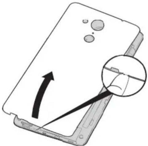 ACER Liquid Z500 Duo - Installing a SIM or microSD card - 1