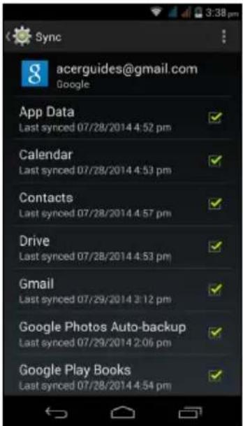ACER Liquid Z500 Duo - Synchronization - 1