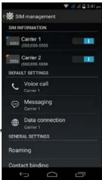 ACER Liquid Z500 Duo - SIM Management - 1