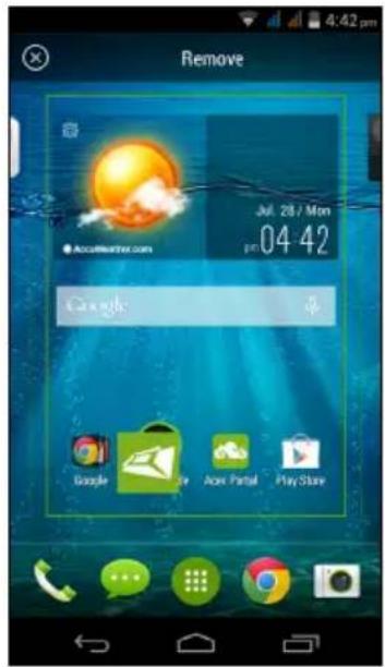 ACER Liquid Z500 Duo - Adding or removing folders - 1