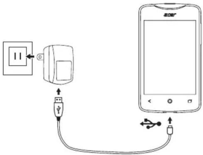 ACER Liquid Z5 Duo - Laden des Akkus - 1