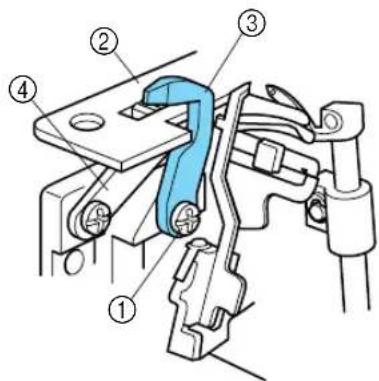 Technical diagram of a mechanical assembly with numbered components for identification