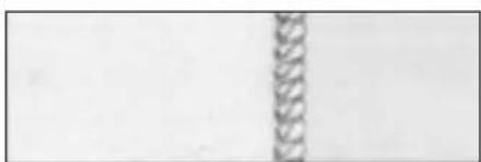 BROTHER 1134DW - Narrow/rolled hemming stitches (2.0mm/1/32 inch) - 2
