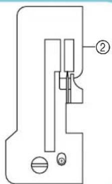 Technical diagram of a mechanical assembly with labeled components and numbered parts