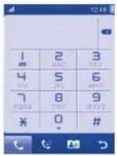 ALCATEL One Touch 907N - Tätigen eines Anrufs3.1 - 1