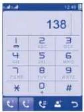 ALCATEL One Touch 907N - Tätigen eines Anrufs3.1 - 3