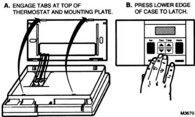 HONEYWELL MagicStat 28 - STEP 9 Mount The Thermostat - 1