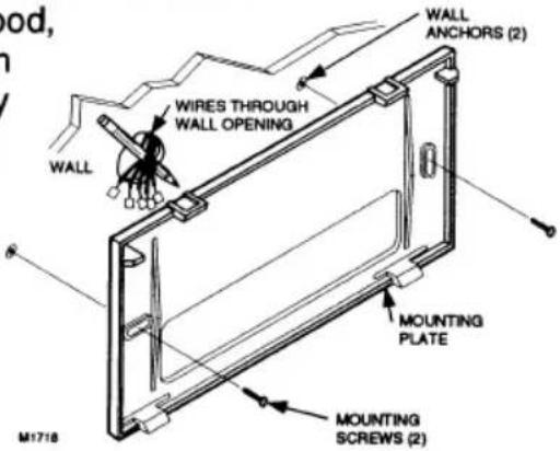 HONEYWELL MagicStat 28 - STEP 7 Mount Thermostat Mounting Plate - 1