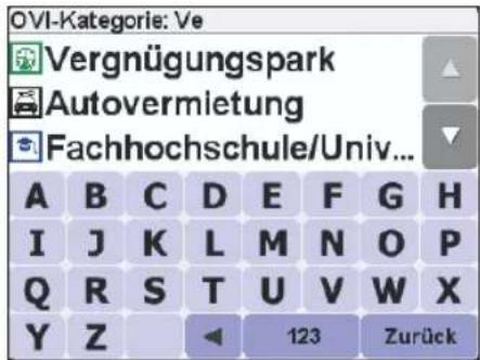OVI-Kategorie: Ve Vergnügungspark Autovermietung Fachhochschule/Univ... A B C D E F G H I J K L M N O P Q R S T U V W X Y Z 123 Zurück