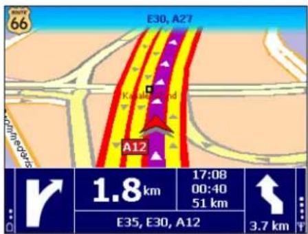 ROUTE 66 Chicago 9000 - Understanding the navigation screen - 5